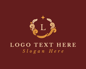 Golden Wedding Luxury  Logo