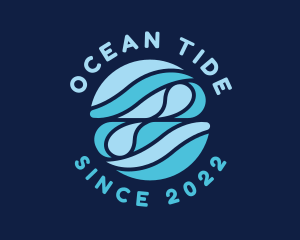 Tide - Water Wave Droplet logo design