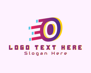 Digital Agency - Speedy Number Zero Motion logo design