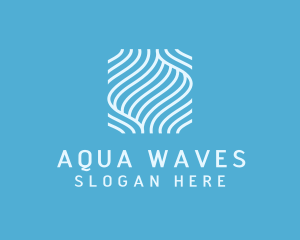 Fluid Aquatic Wave  logo design