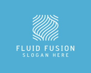 Fluid Aquatic Wave  logo design