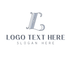 Restaurant - Stylish Beauty Letter L logo design