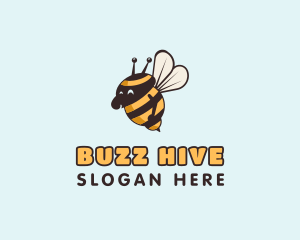 Bumblebee - Fun Bumblebee Insect logo design