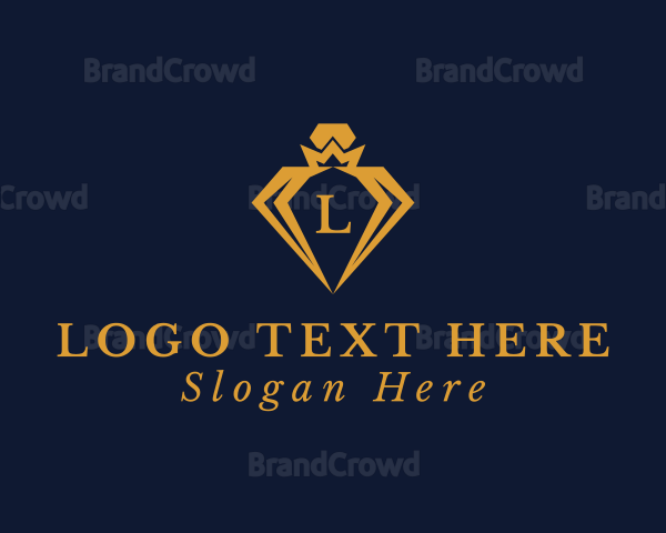 Diamond Jewelry Ring Logo