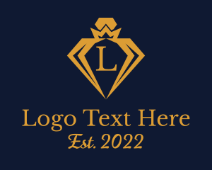 Expensive - Expensive Diamond Letter logo design