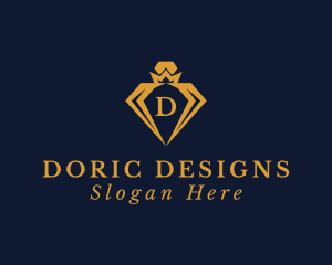 Diamond Jewelry Ring logo design