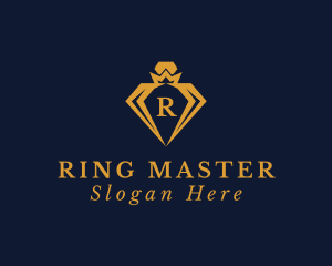 Ring - Diamond Jewelry Ring logo design