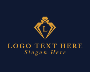 Ring - Diamond Jewelry Ring logo design