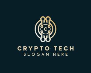 Blockchain - Crypto Currency Blockchain logo design