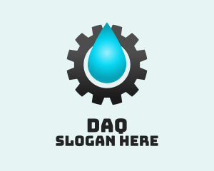 Oil Industrial Cog Logo