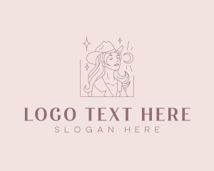 Cowgirl - Cowgirl Rodeo Saloon logo design