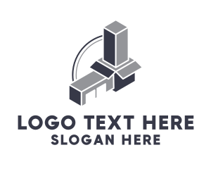 Gray - Box Package Warehouse logo design