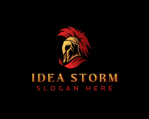 Spartan Gladiator Warrior Logo