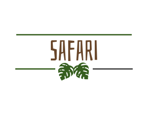 Monstera Safari Park logo design