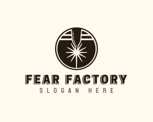 Industrial Factory Laser logo design