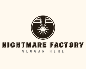 Industrial Factory Laser logo design