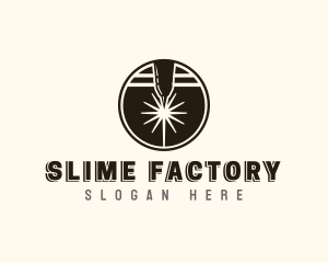 Industrial Factory Laser logo design