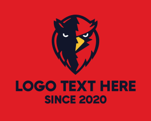 Bird - Red Bird Mascot logo design