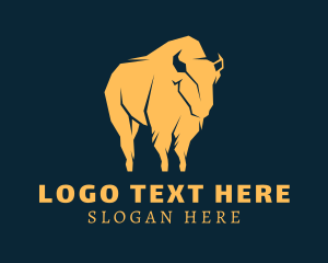 Native - Native Bison Farm Pasture logo design