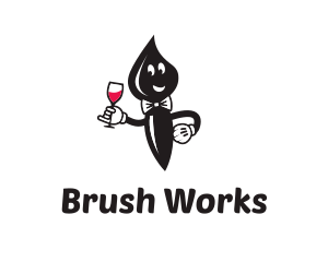 Brush - Brush Cartoon logo design