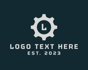 Engineer - Industrial Construction Engineering Cog logo design