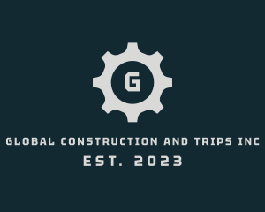 Industrial Construction Engineering Cog  logo design