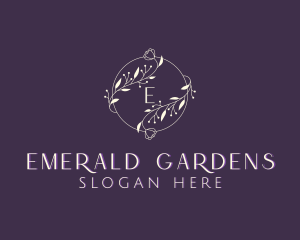 Flower Leaf Ornament logo design