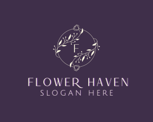 Flower Leaf Ornament logo design