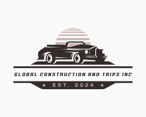 Retro Car Restoration Logo