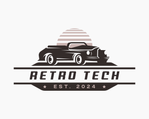 Retro Car Restoration logo design