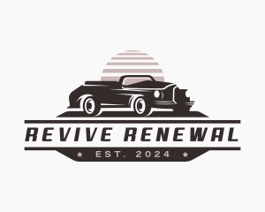 Retro Car Restoration logo design