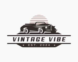 Retro Car Restoration logo design