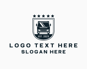 Delivery - Industrial Truck Logistics logo design