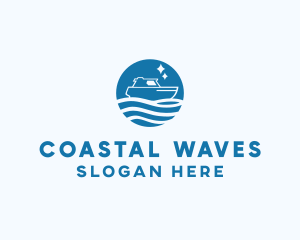 Coast - Ocean Sailboat Travel logo design