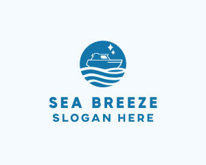 Sailboat - Ocean Sailboat Travel logo design