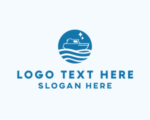 Boat - Ocean Sailboat Travel logo design