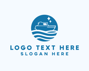 Sailboat - Ocean Sailboat Travel logo design