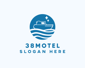 Ocean Sailboat Travel logo design