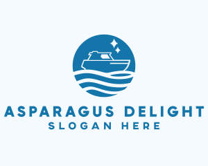 Ocean Sailboat Travel logo design