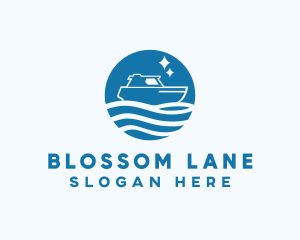 Ocean Sailboat Travel logo design