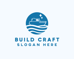 Ocean Sailboat Travel logo design