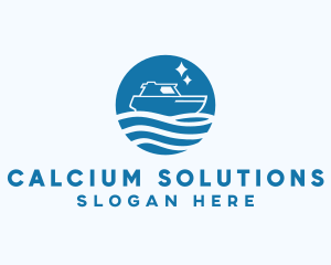 Ocean Sailboat Travel logo design