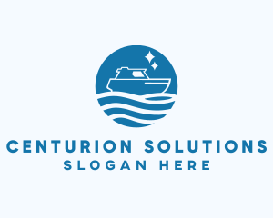 Ocean Sailboat Travel logo design