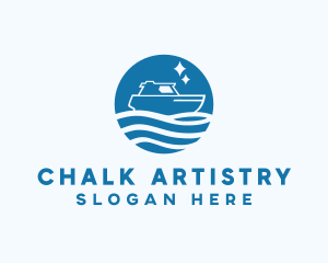 Ocean Sailboat Travel logo design