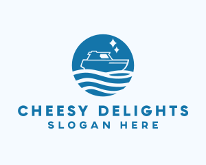 Ocean Sailboat Travel logo design