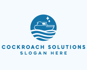 Ocean Sailboat Travel logo design