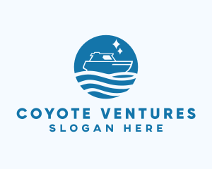 Ocean Sailboat Travel logo design