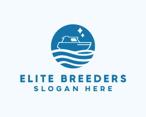 Ocean Sailboat Travel logo design