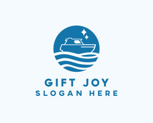 Ocean Sailboat Travel logo design