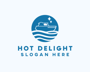 Ocean Sailboat Travel logo design